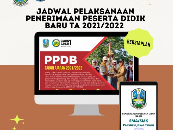 Jadwal Pelaksanaan PPDB TA 2021/2022 SMKN 1 Grati